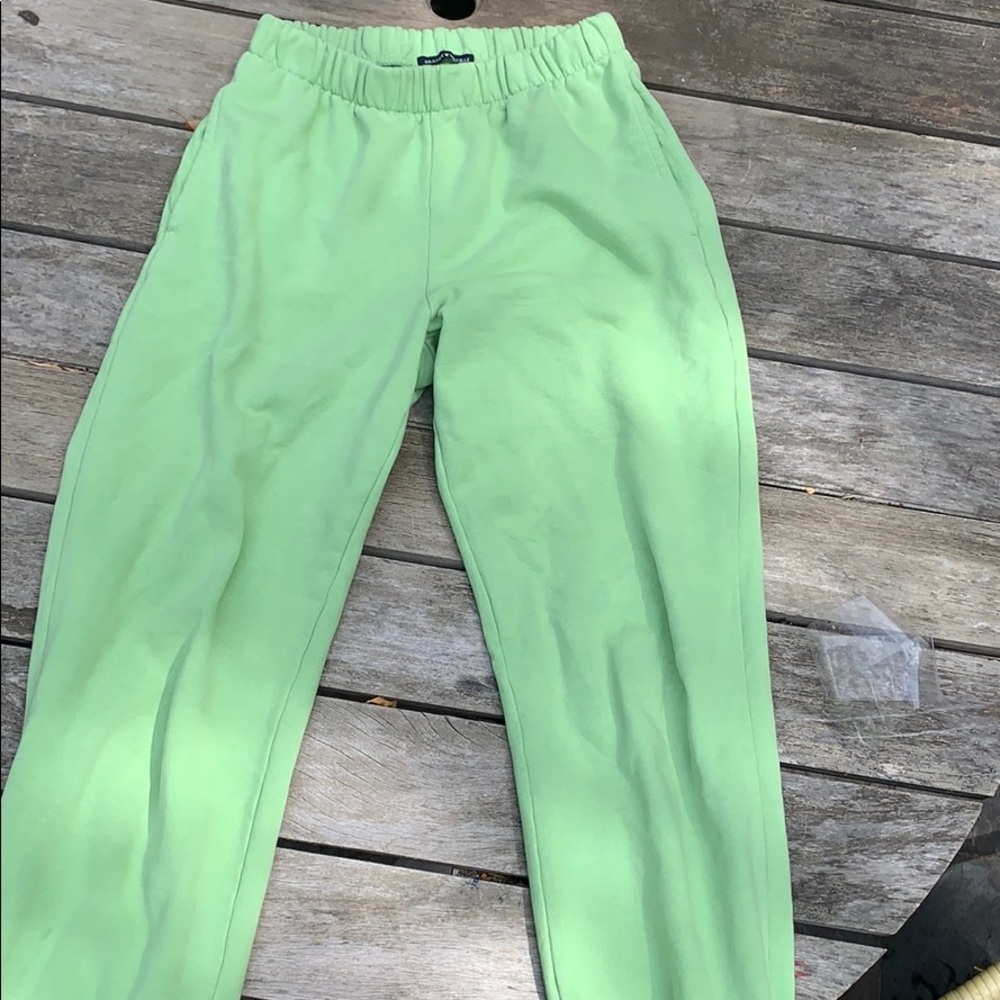 Brandy melville green sweat pants